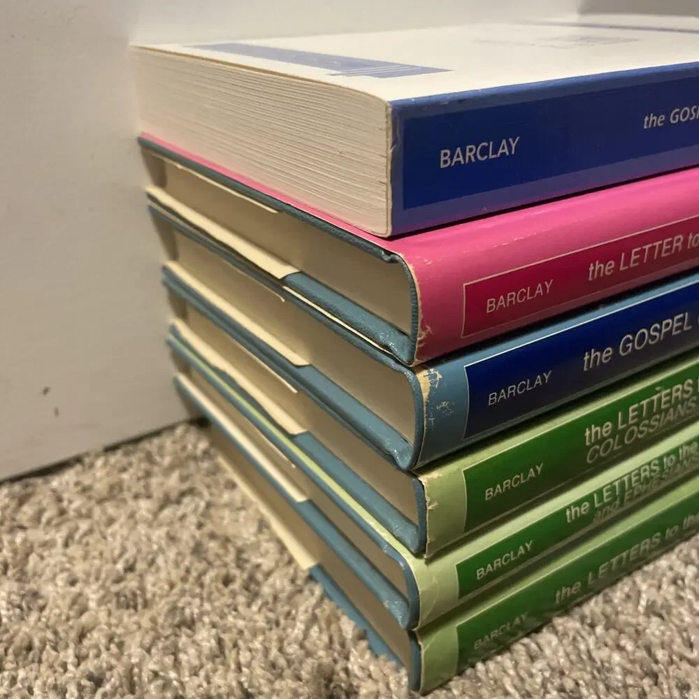 William Barclay the Daily Study Bible Series Book Lot 6 Books